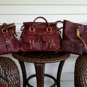 Dooney and bourke crimson and Bordeaux